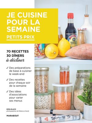 cover image of Je cuisine pour la semaine--Petits prix